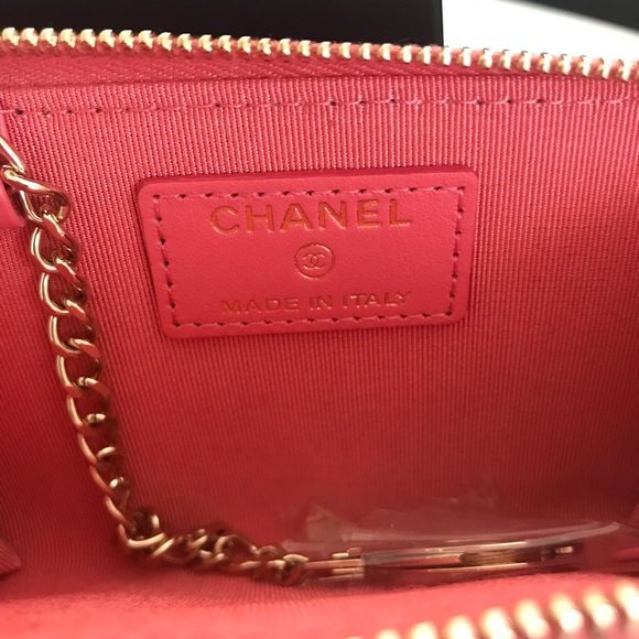 BNIB 18S Pearly Pink Key Ring Holder/Pouch - Picture 3 of 8